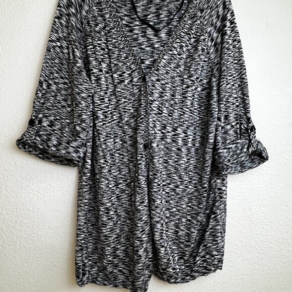 Kenneth Cole Reaction Women's Silk Blend Lightweight Cardigan Size Large - Picture 4 of 10